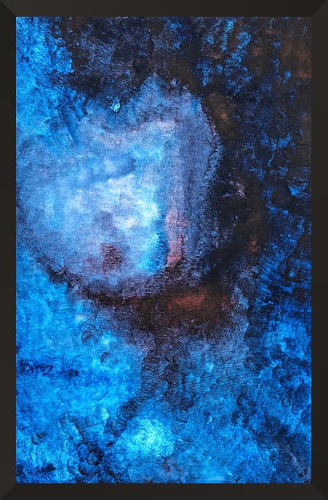 Naked, acrylic on canvas by Rima Chahine